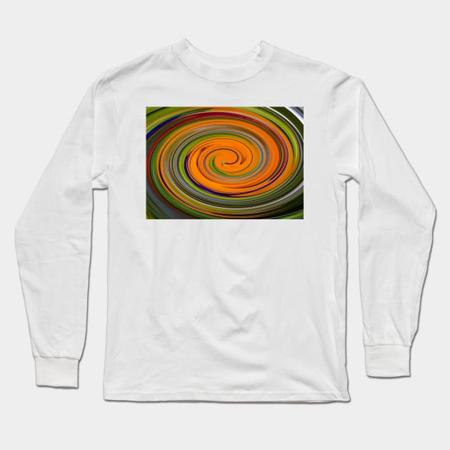 Bird of Paradise spiral Long Sleeve T-Shirt by dltphoto